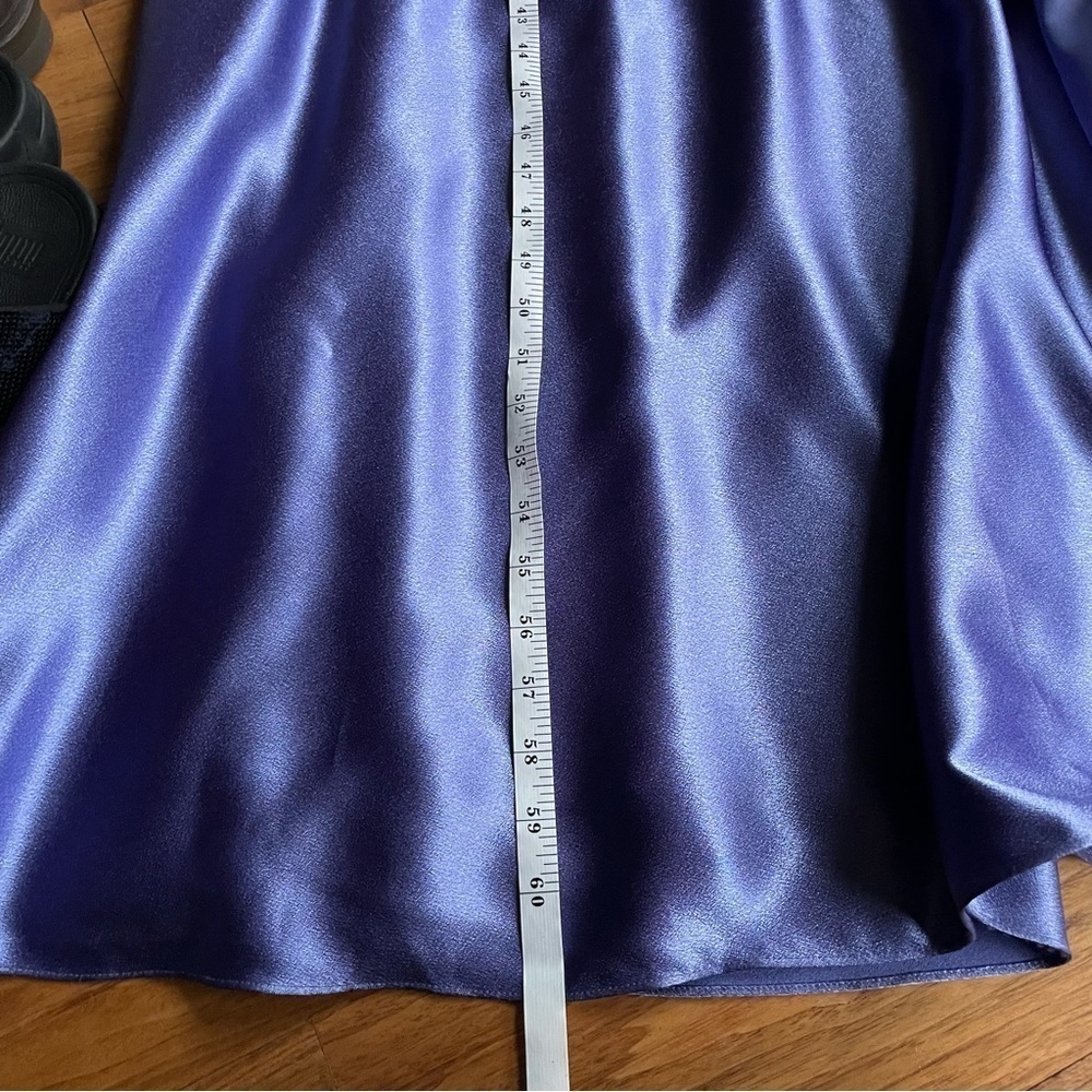 Jules & Cleo One-Shoulder Satin A-Line Maxi Dress - Picture 11 of 12
